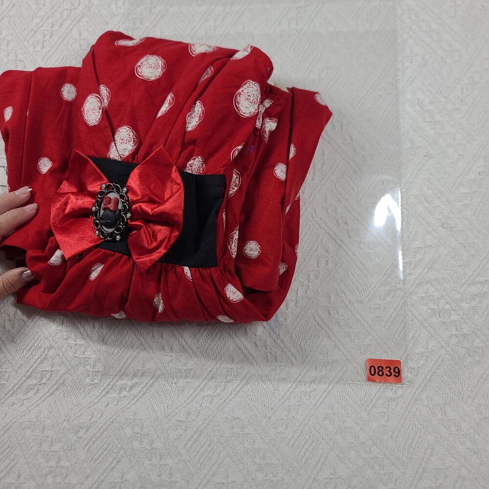 Disney Park Minnie Mouse red polka dot dress Size small Resort Theme park wear - Picture 12 of 12